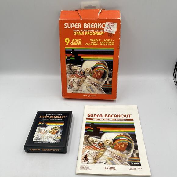 Super Breakout Atari 2600 CIB - Tested & Complete - Picture 1 of 15